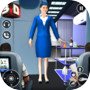 Airhostess Flight Pilot 3D Sim