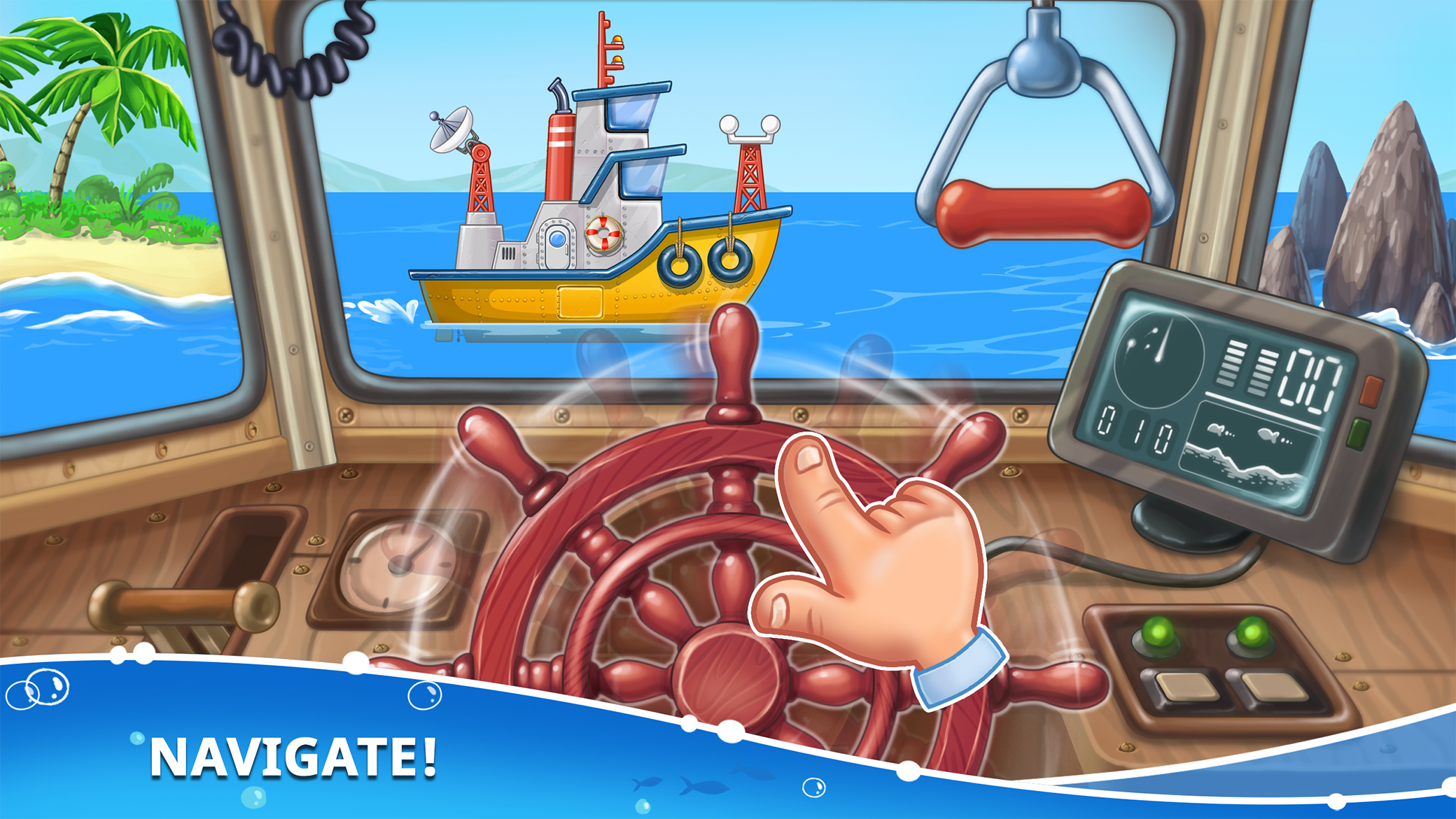 Island building! Build a house Game Screenshot