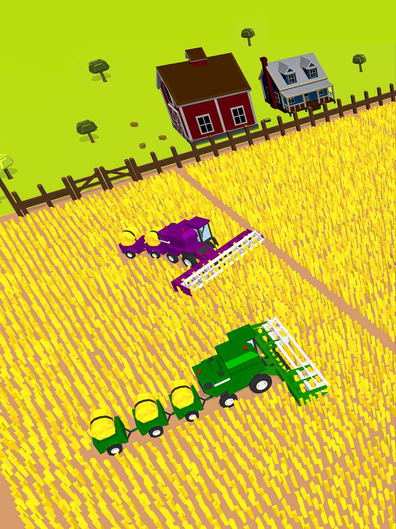 Screenshot of Harvest.io – 3D Farming Arcade