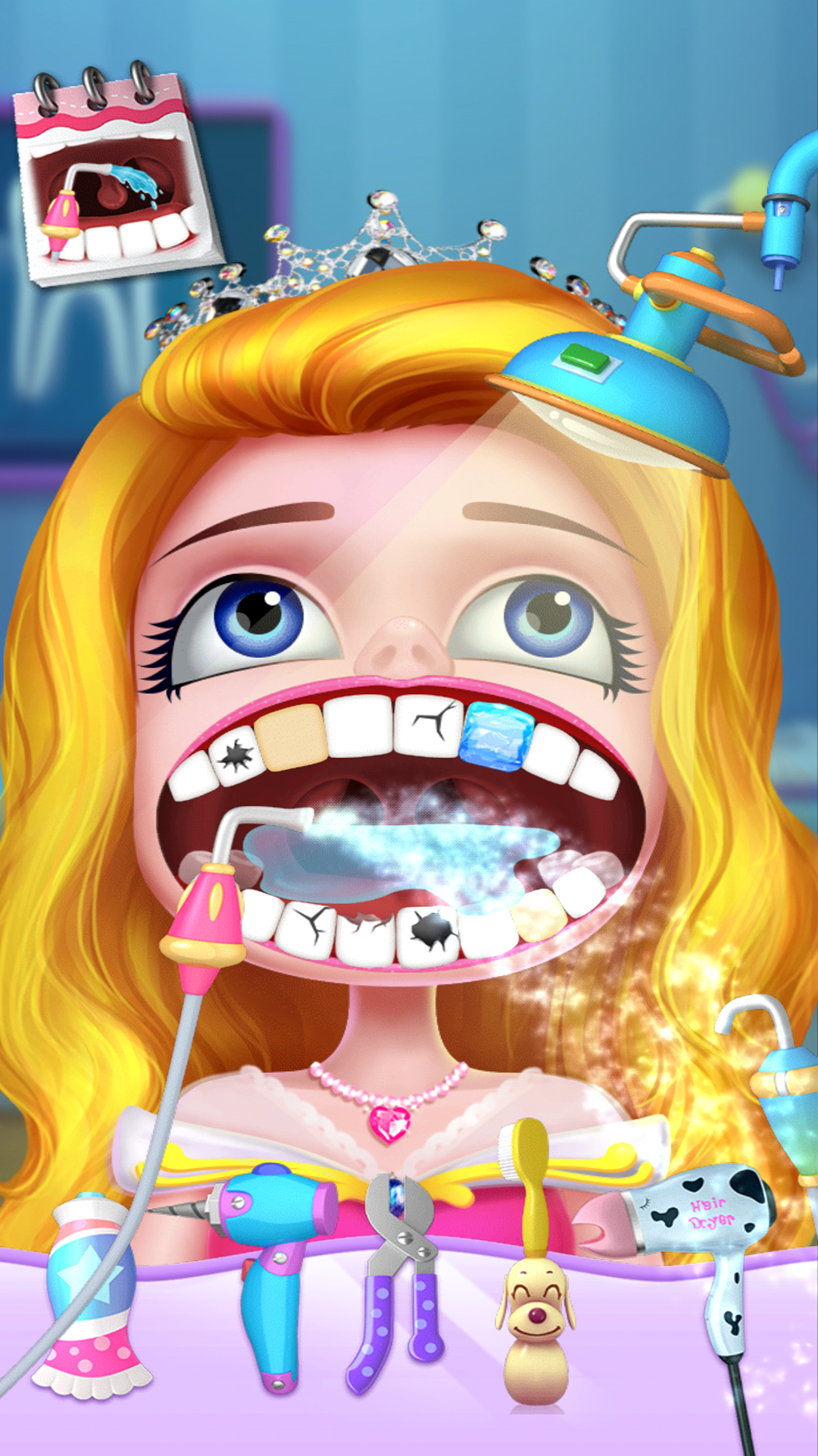 Cuplikan Layar Game Little dentist：doctor care