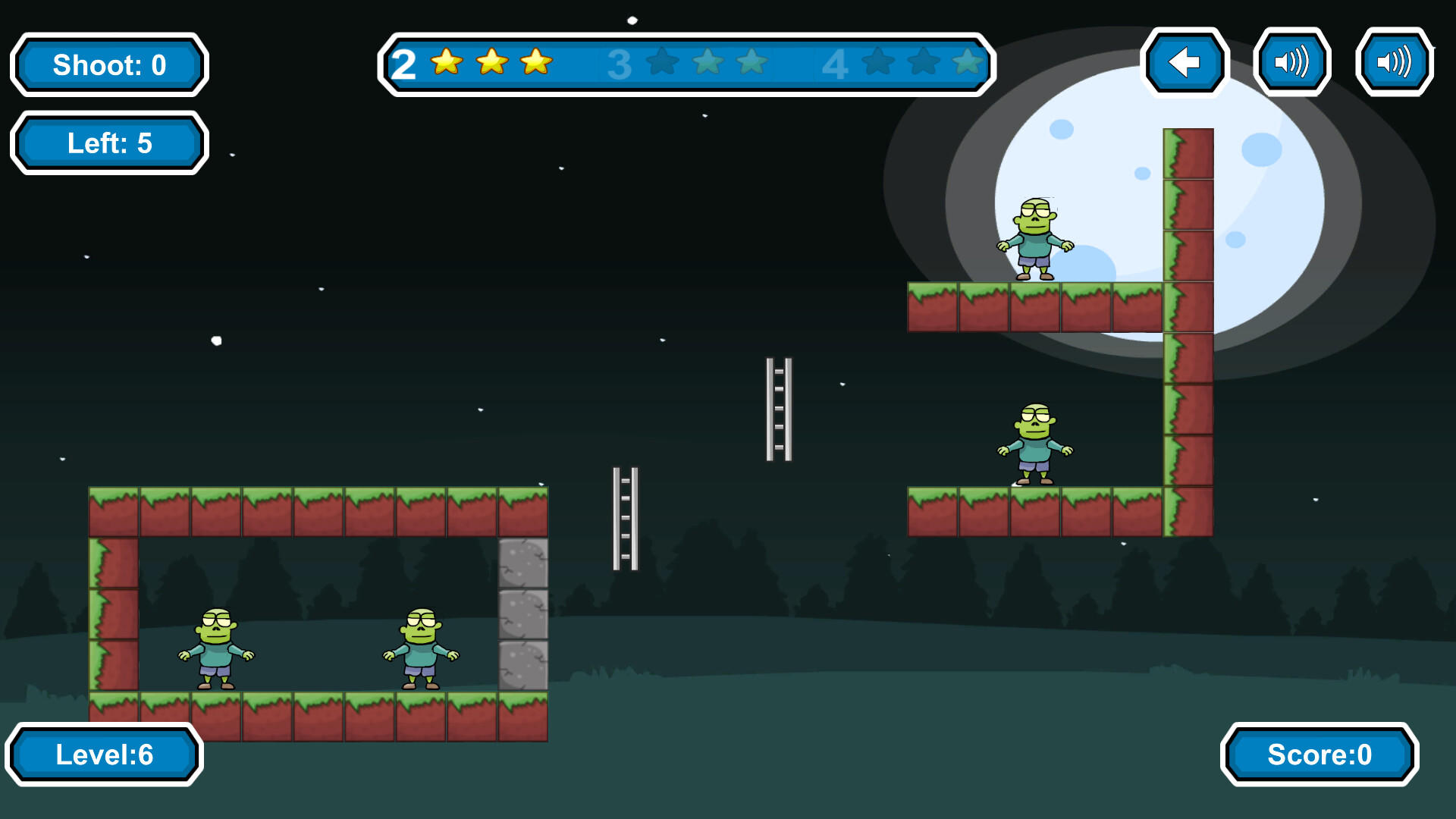 Screenshot of Zombies Rocket Boom Boom