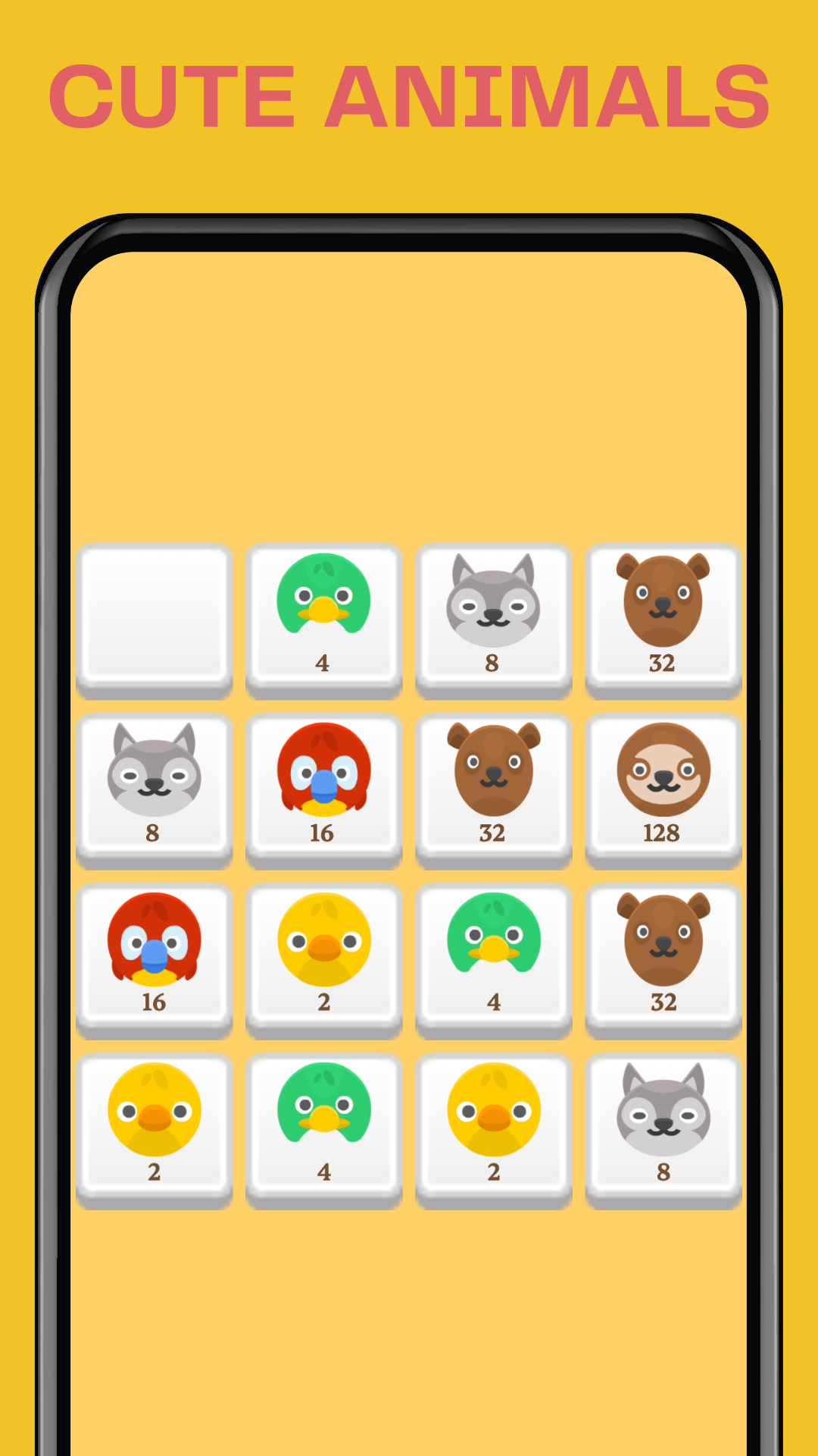 2048 - Cute Animals Puzzle android iOS-TapTap