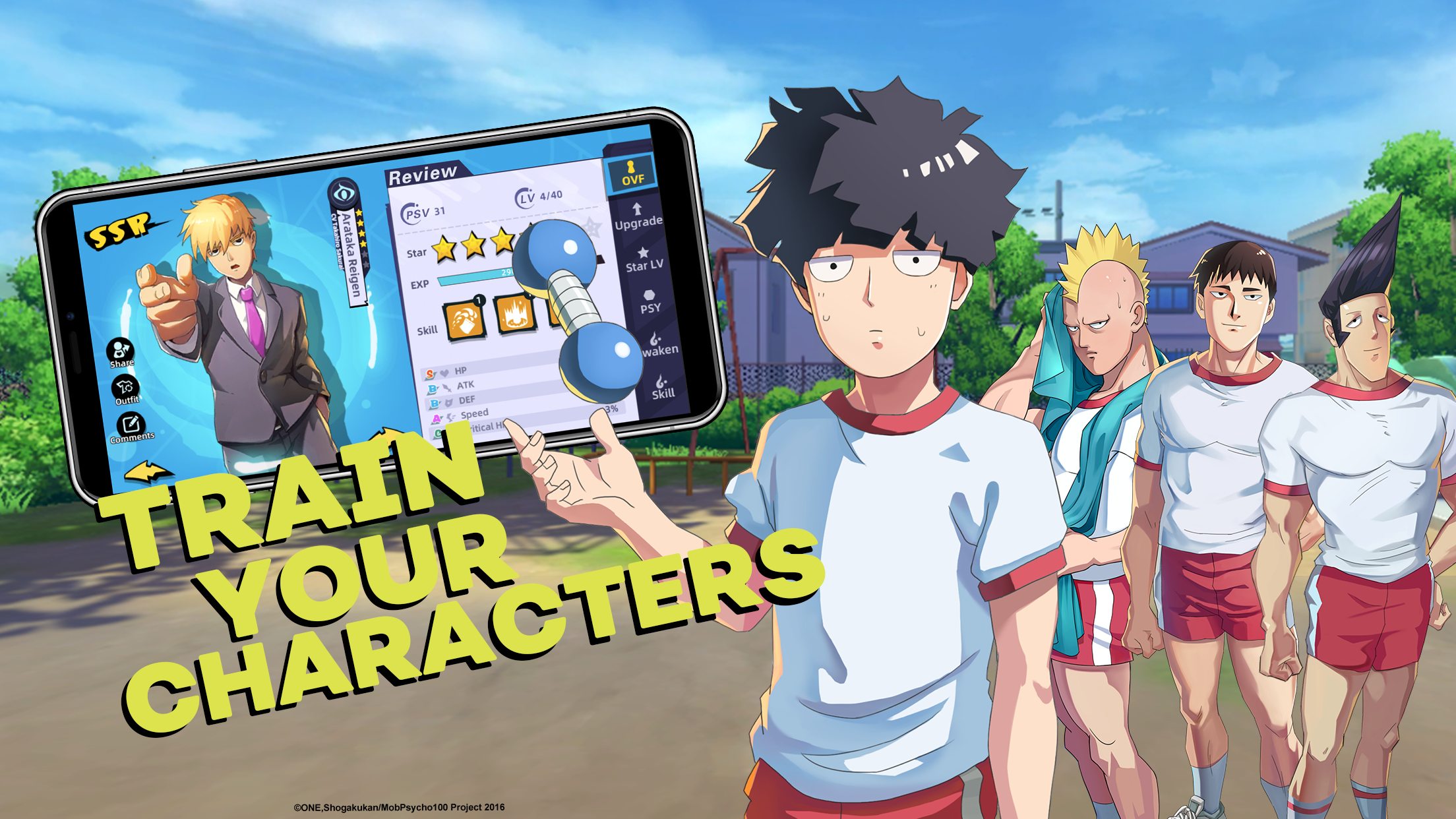 Mob Psycho 100: Psychic Battle Game Screenshot