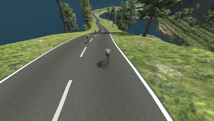 Screenshot 1 of Over The Bars - Road Bike Racing 
