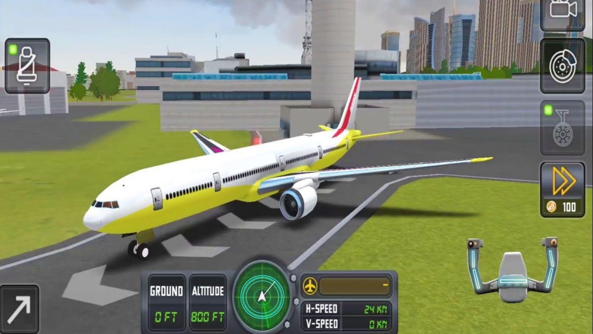 Screenshot 3 of Flight Simulator-Pilot Plane X 