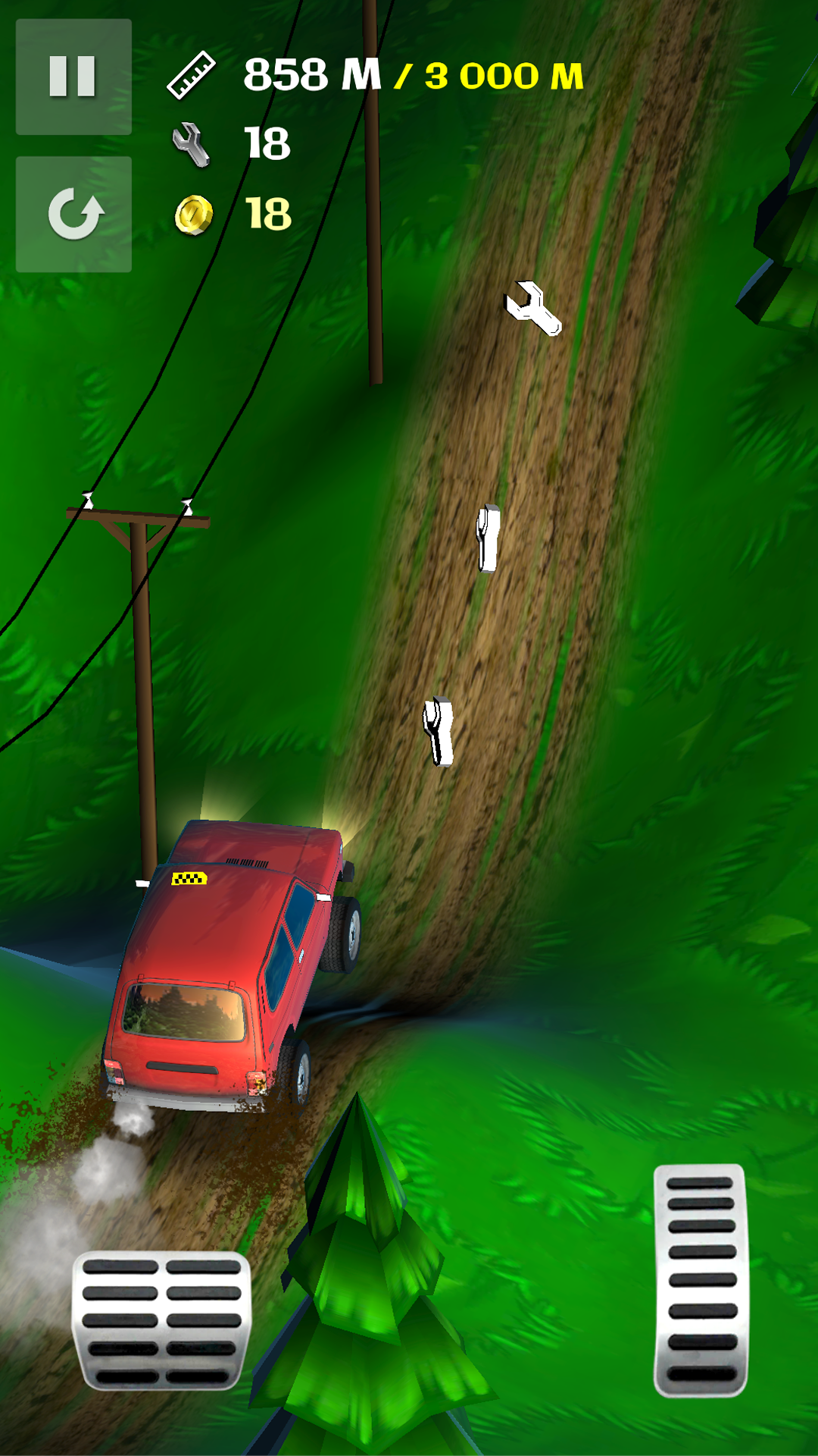 Evil Mudu - Hill Climbing Taxi ภาพหน้าจอเกม