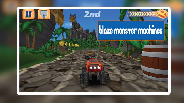 Blaze Light Truck Monster Machine Games ภาพหน้าจอเกม