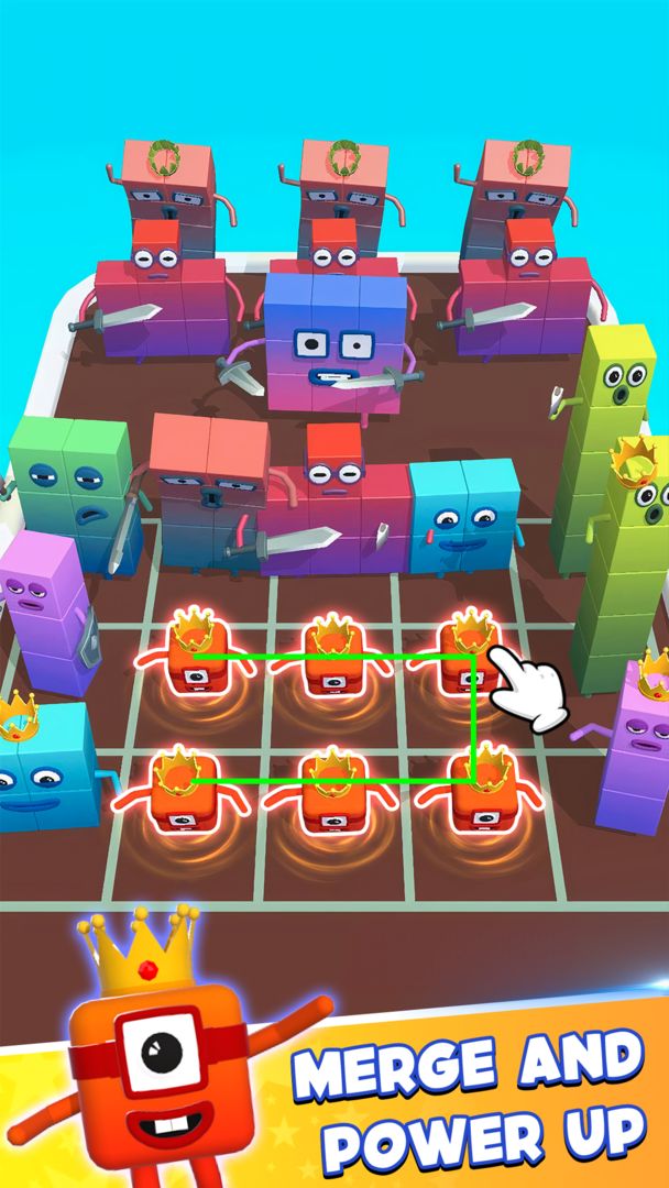 Screenshot of Merge Number Cube: 3D Run Game