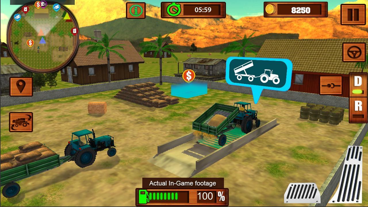 Farm Simulator 3D Game Screenshot