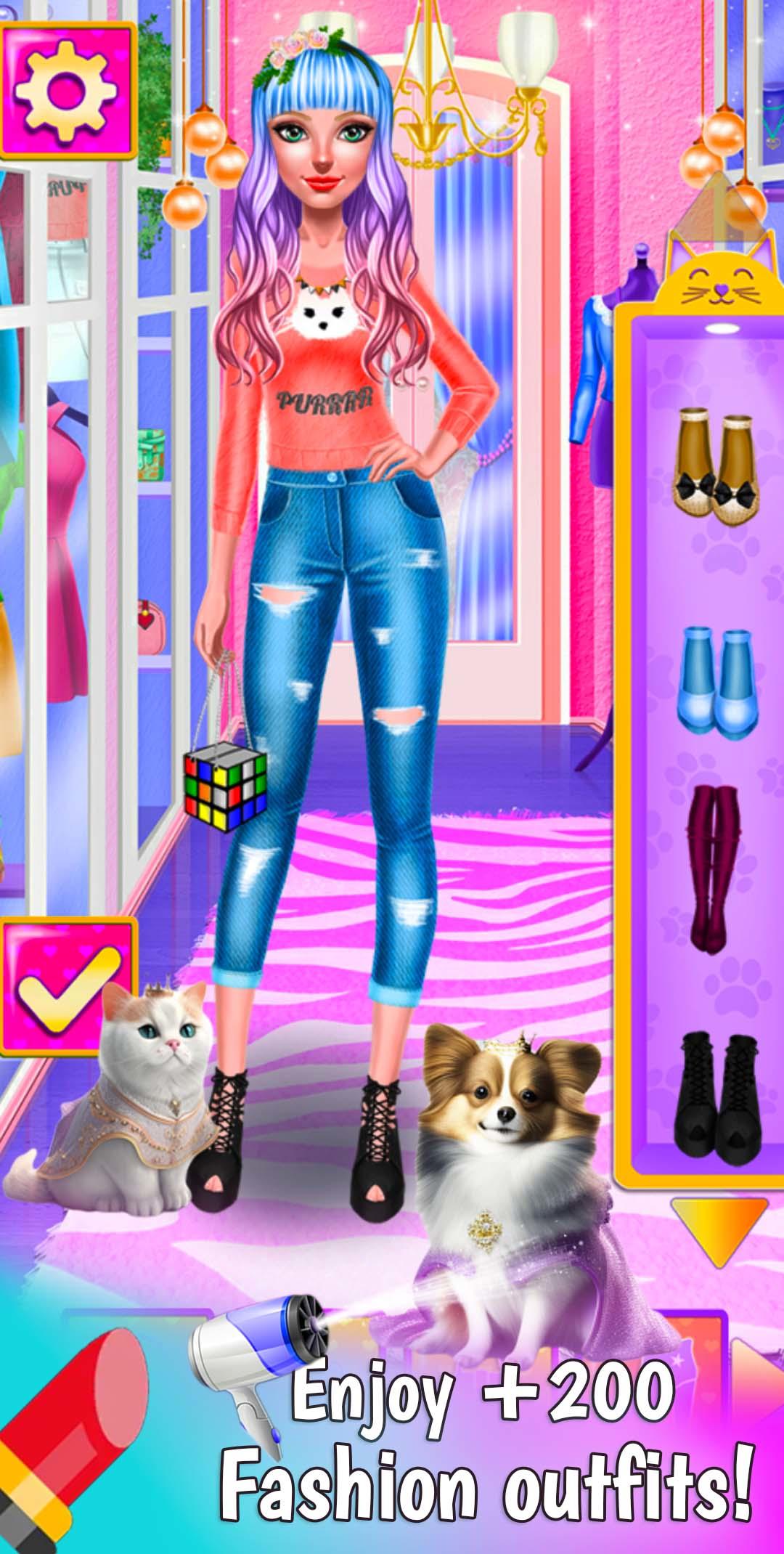 Captura de Tela do Jogo Celebrity Stylist Dreamhouse