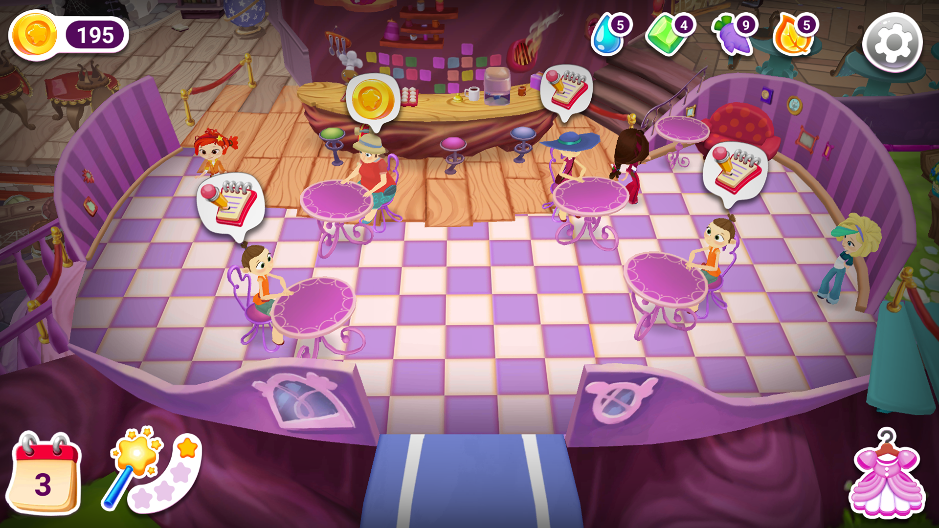 Fantasy Patrol: Cafe Game Screenshot