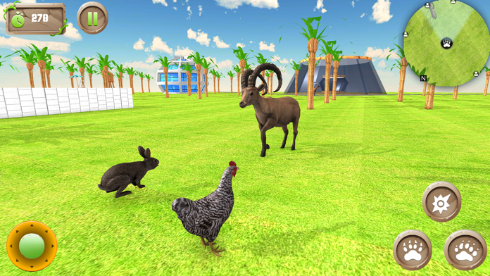 Cuplikan Layar Game Wild Animal Offline Game