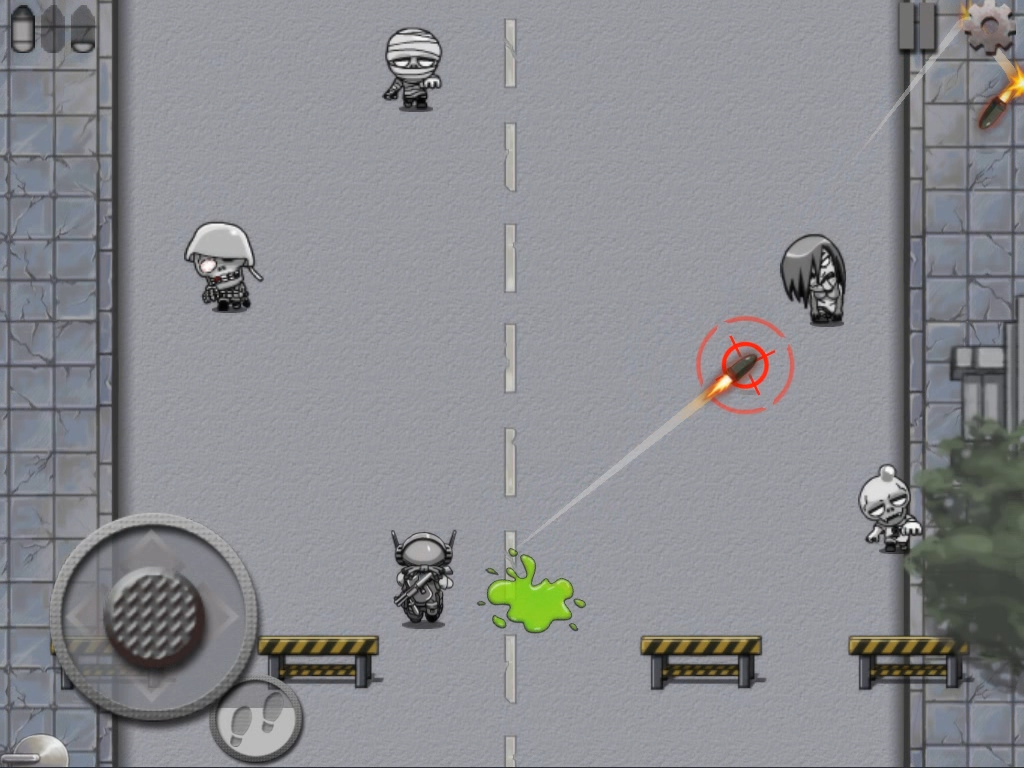 Cuplikan Layar Game 逃离僵尸街:最后的三颗子弹