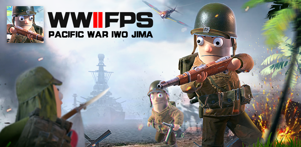 Banner of Pacifix War Iwo Jima: WW2 fps 3.0