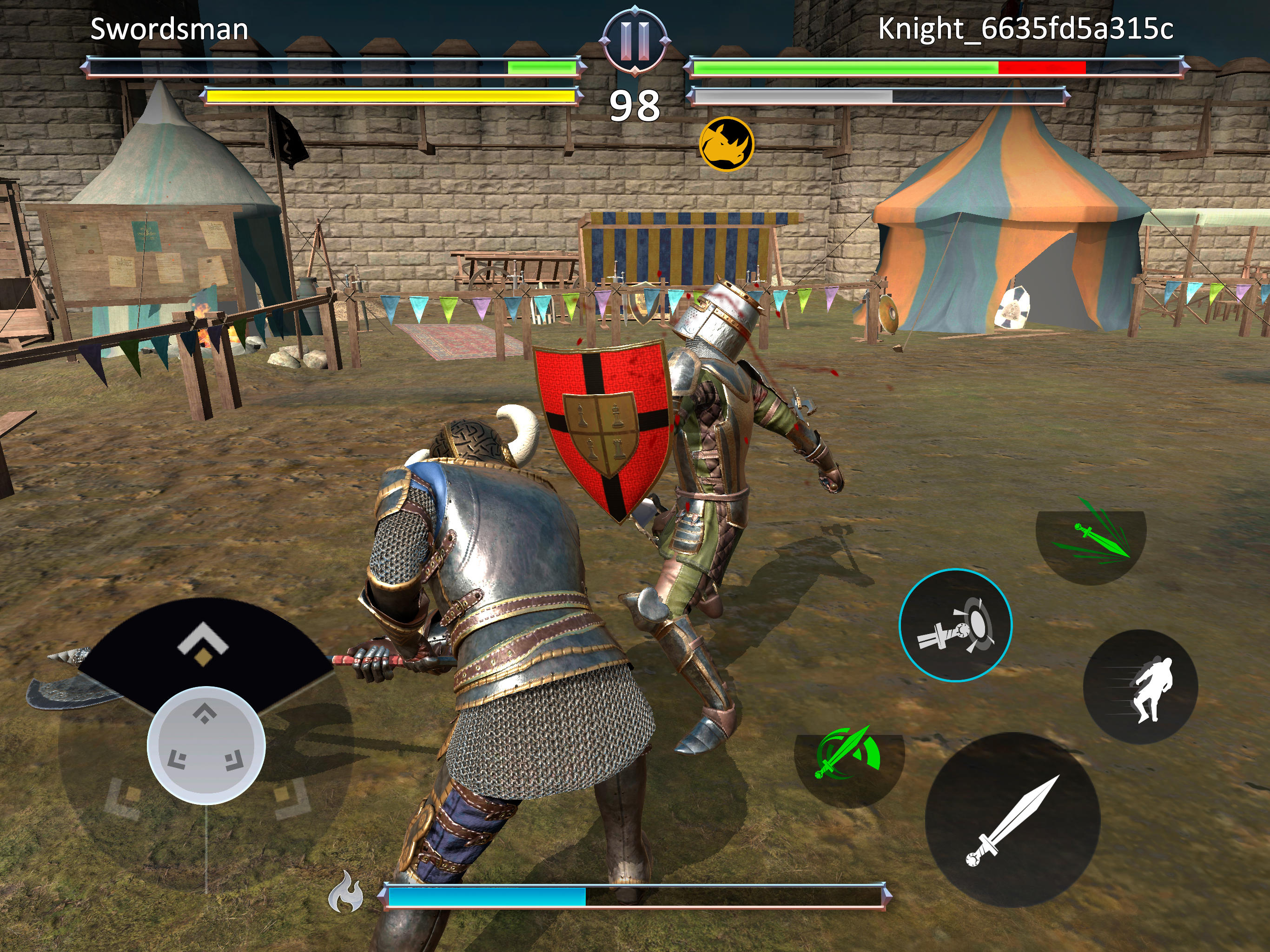 Knights Fight 2: New Blood Game Screenshot