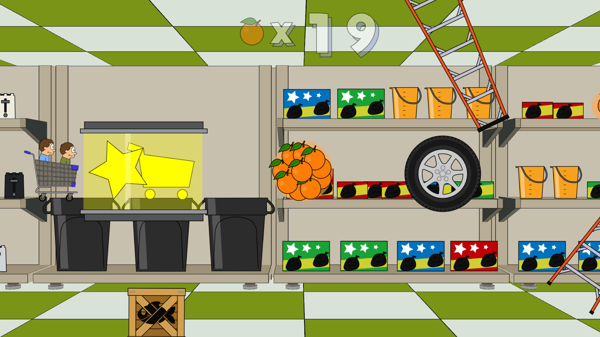 Grocery Run Game Screenshot