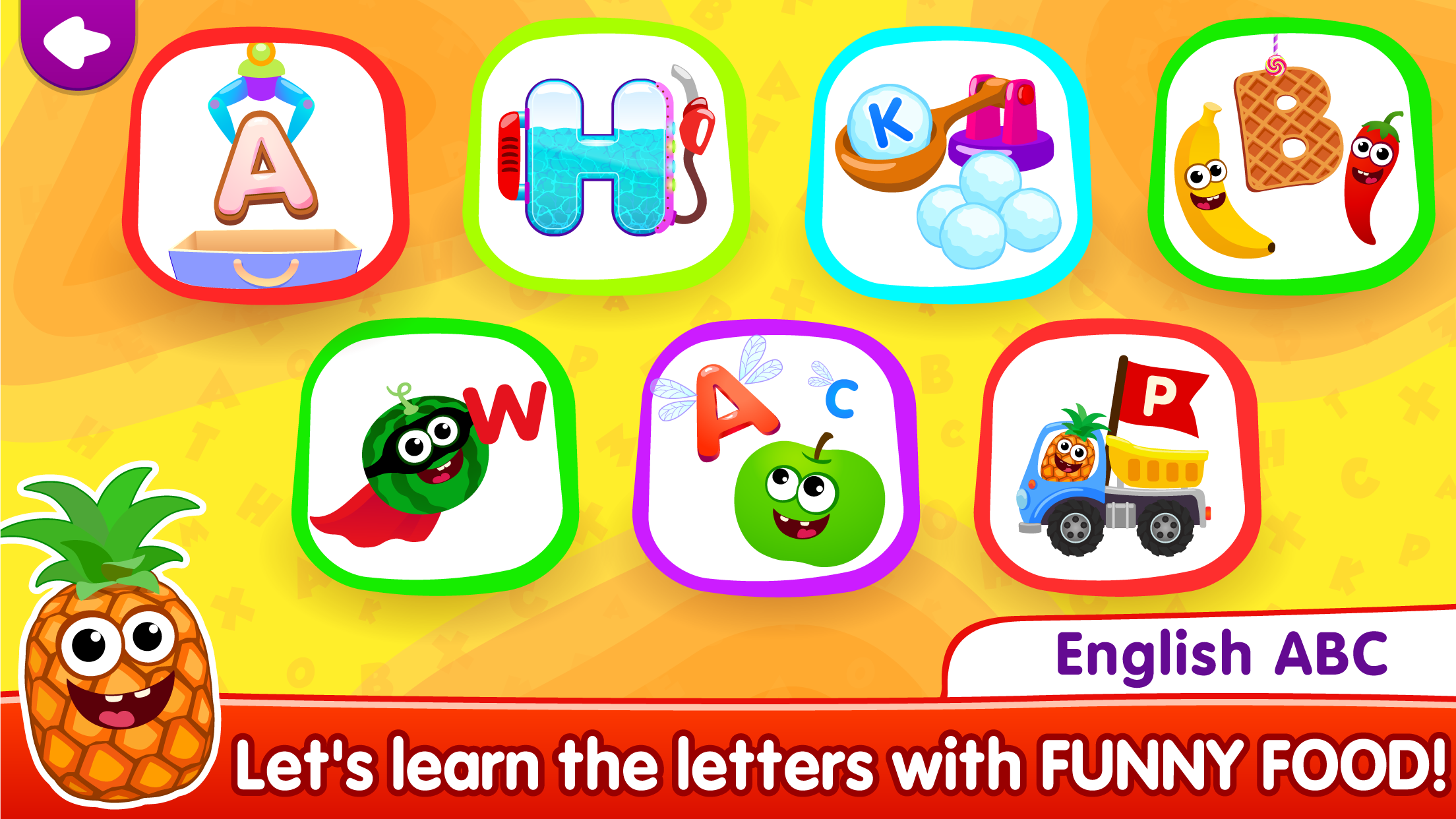 Screenshot 1 of Anak-anak ABC! Belajar alfabet! 2.2.0