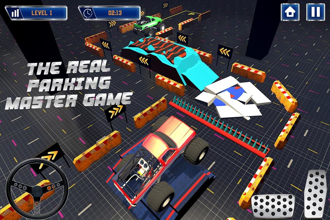 Screenshot of Real Police Car Parking Challenge Game 2020