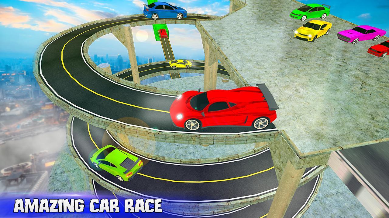 Extreme Car Stunt Impossible Racing Game Screenshot