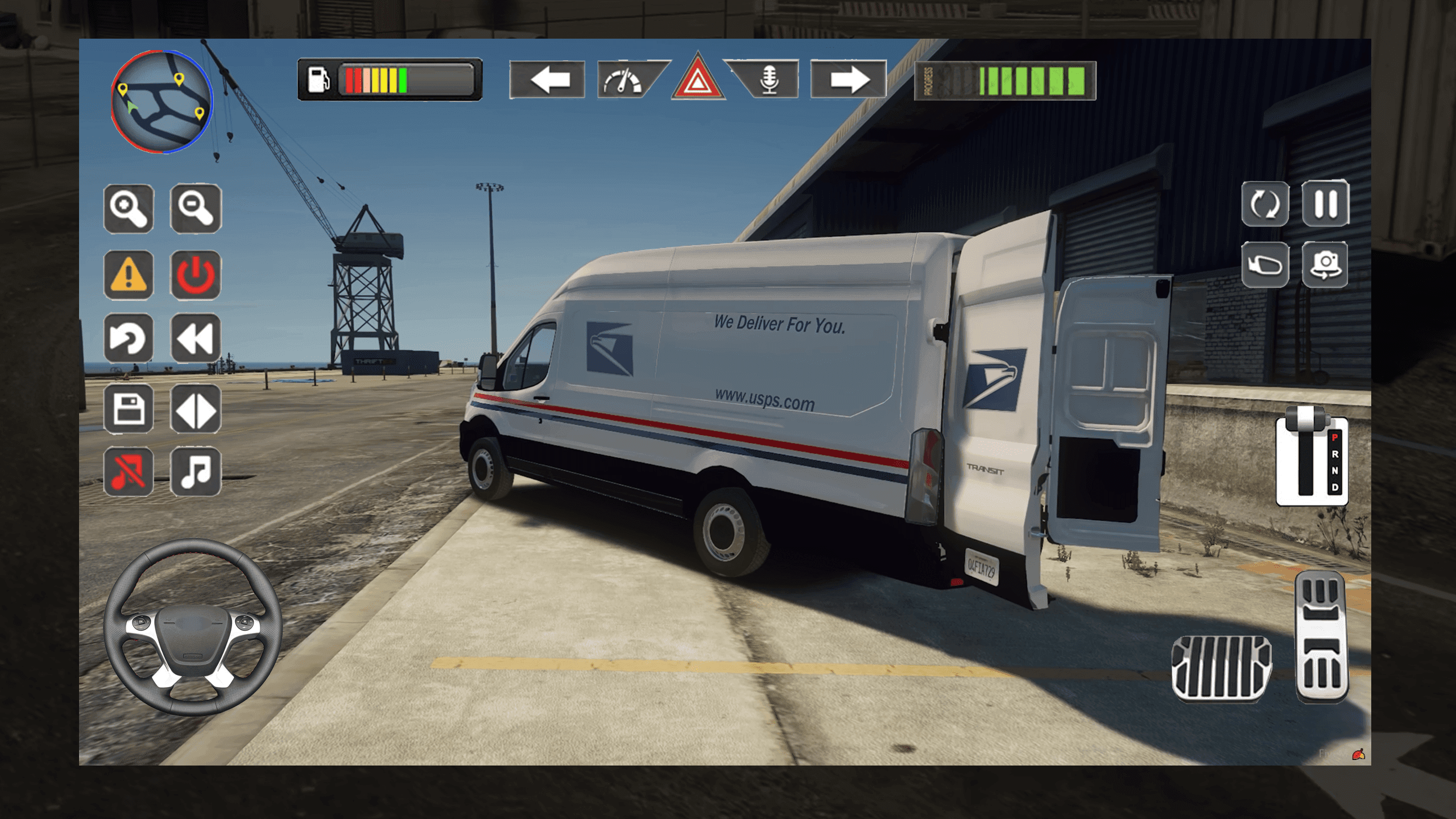 Transit Cargo Ford Minibus Van Game Screenshot