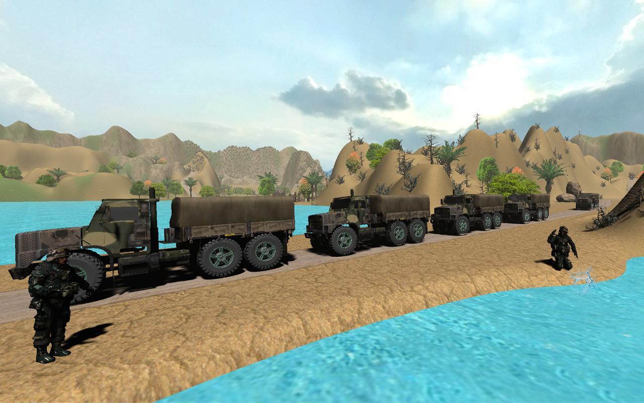 American Army Bridge Builder Game Screenshot
