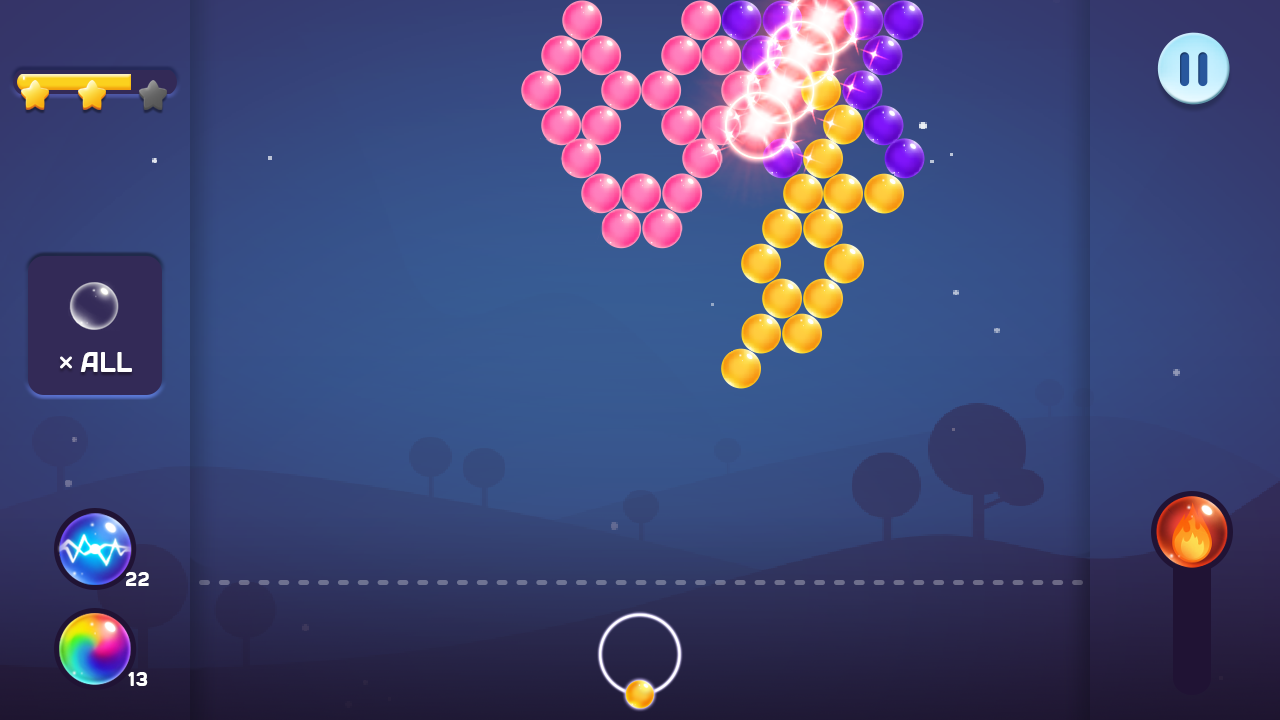 Captura de Tela do Jogo Bubble Shooter Pop Puzzle