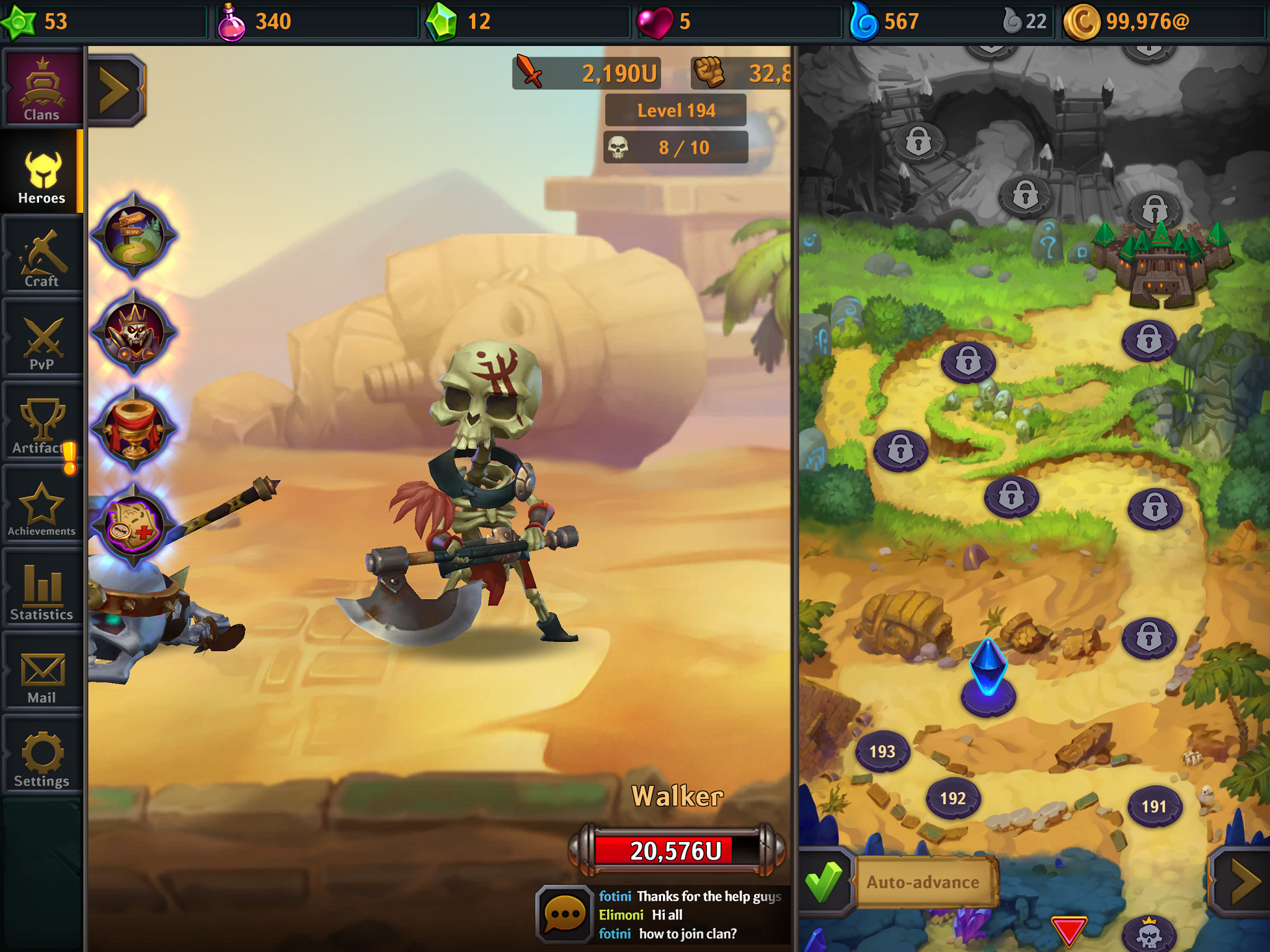 Dungeon Crusher: Soul Hunters Game Screenshot