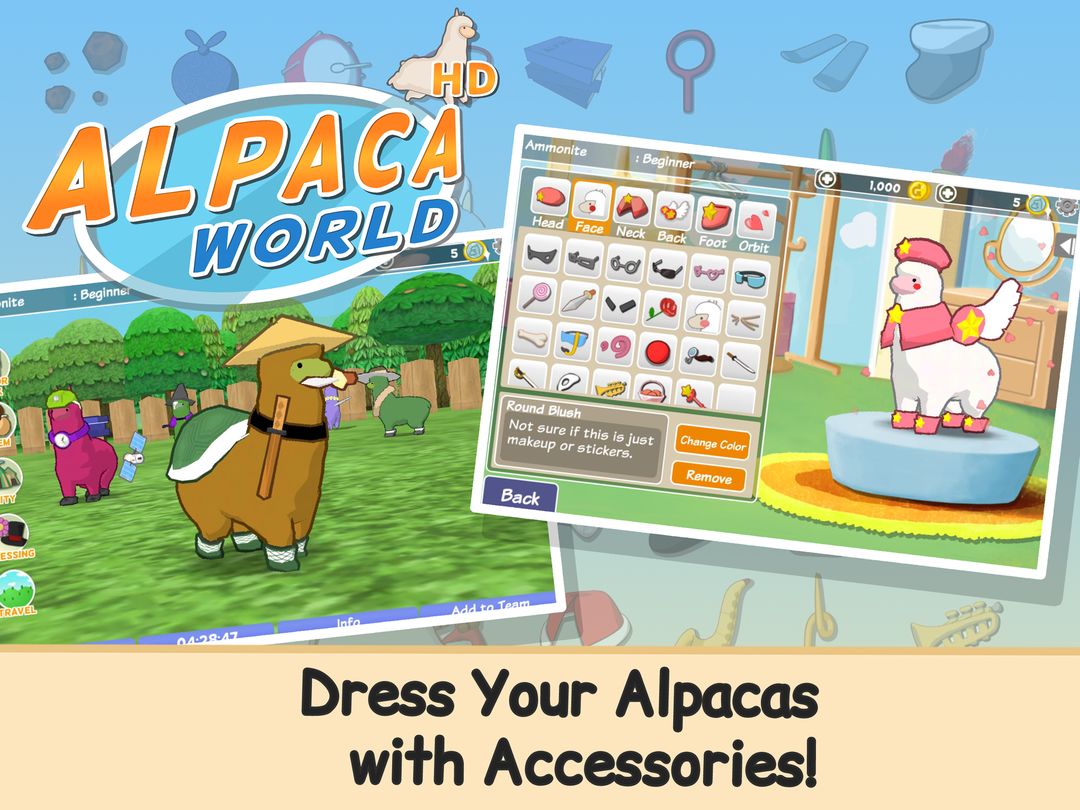 Alpaca World HD+ screenshot game