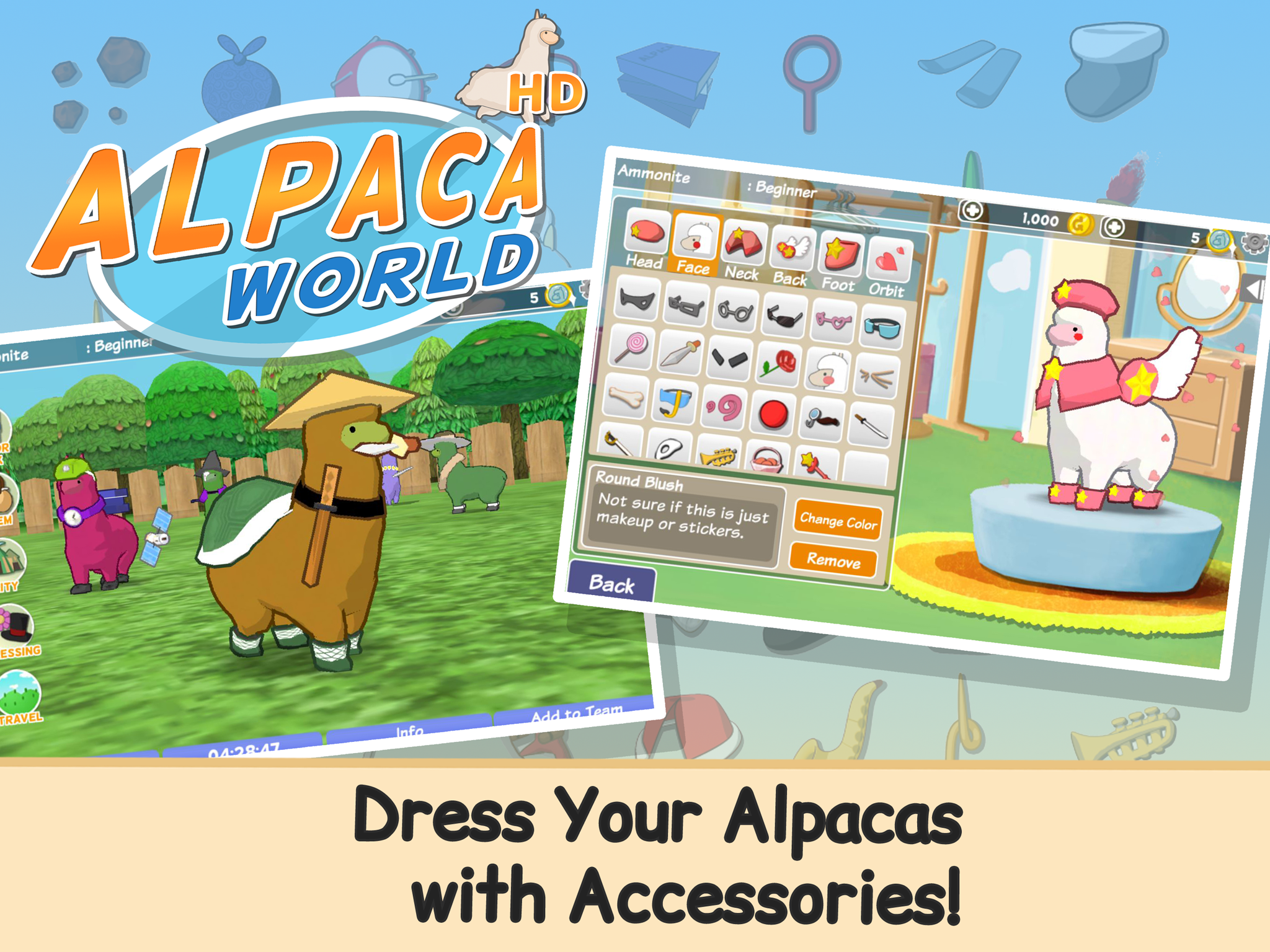 Alpaca World HD+ Game Screenshot