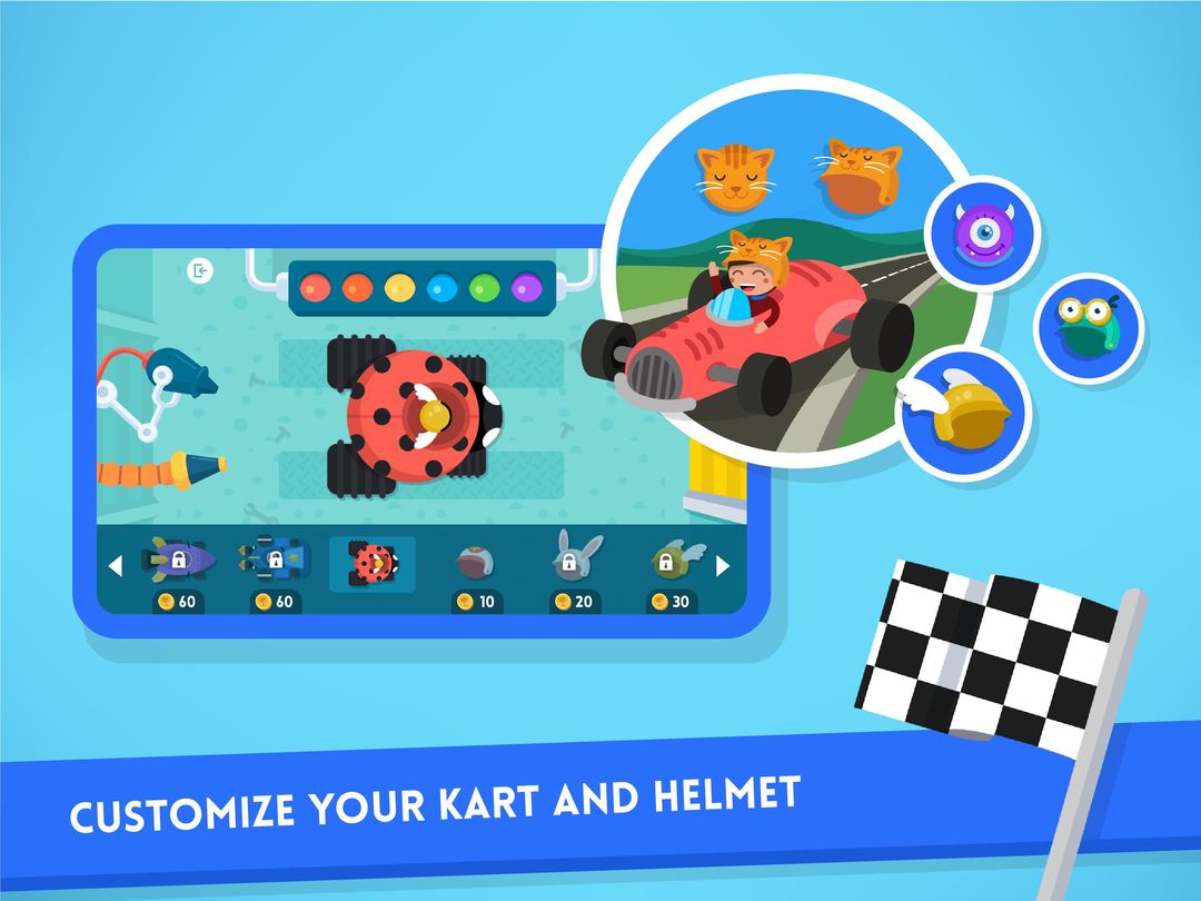 Screenshot of Code Karts Pre-coding for kids