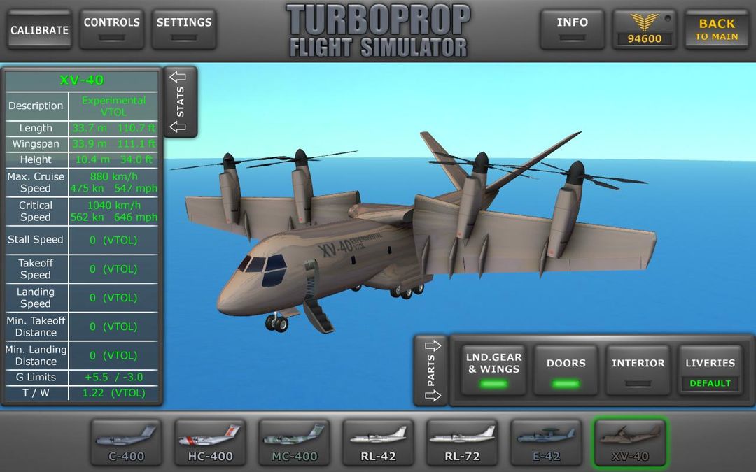 Turboprop Flight Simulator screenshot game