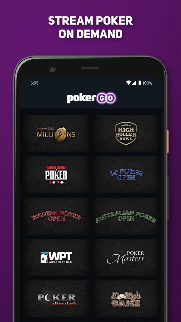 PokerGO: Stream Poker TV ภาพหน้าจอเกม