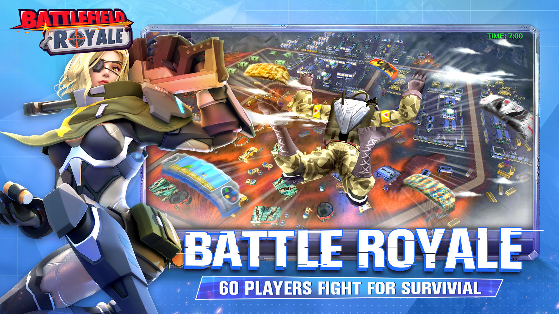 The battle begins! Take to the battlefield with your friends in a  squad-based, super-powered battle royale in MY HERO ULTRA…