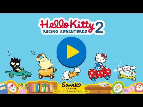 Screenshot of the video of Hello Kitty games - car game