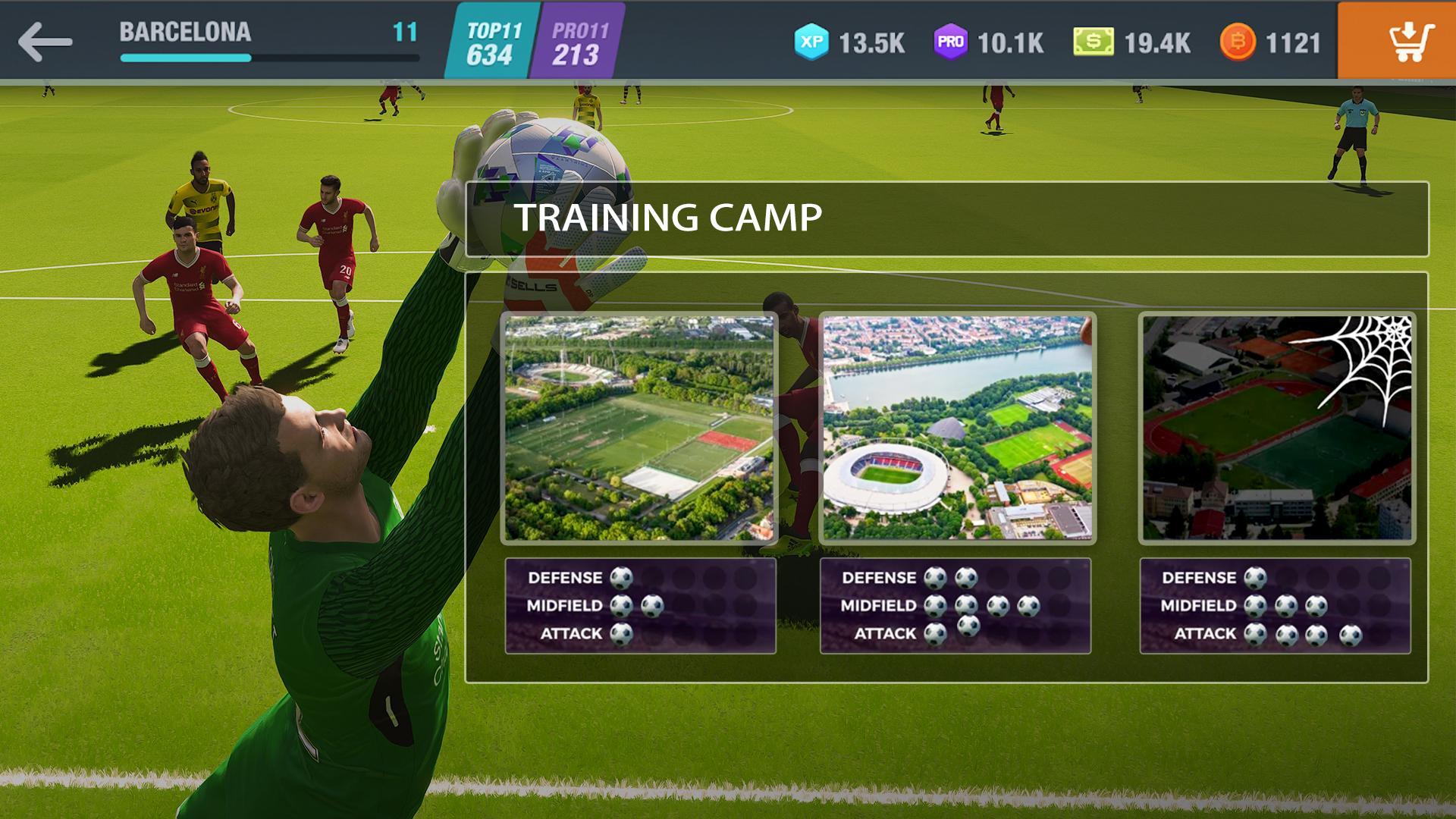 Screenshot of Dream Shot Football