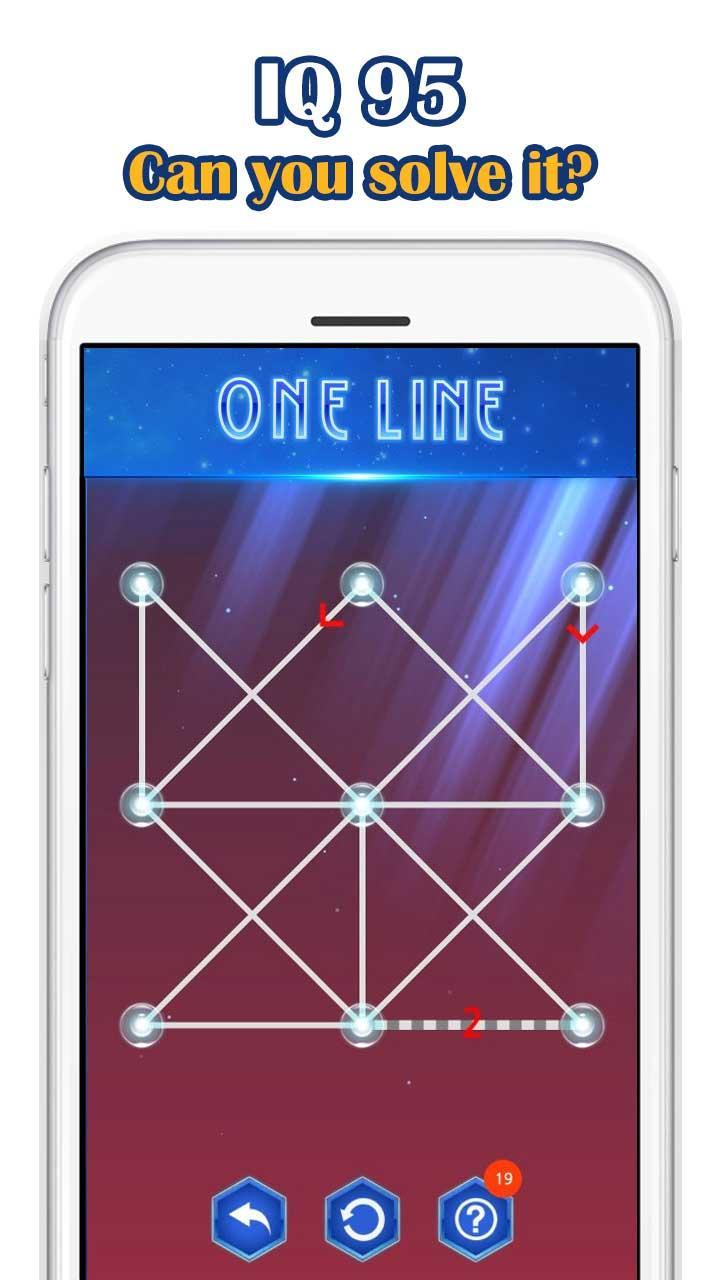 OneLine Deluxe - one touch drawing puzzleのキャプチャ