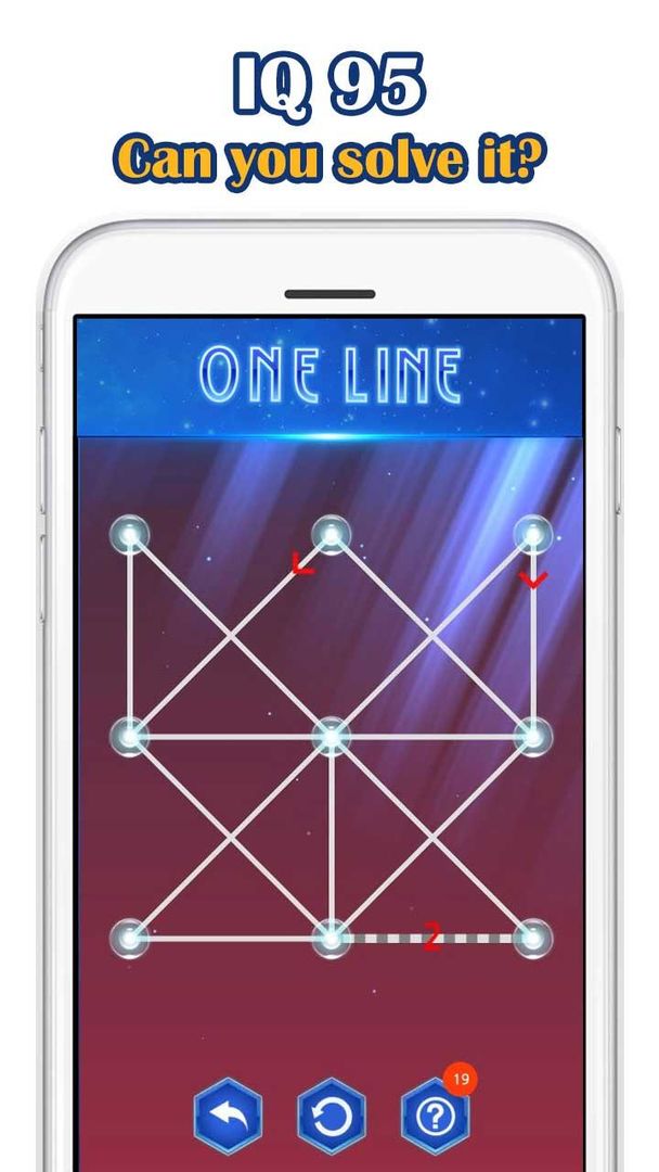 OneLine Deluxe - one touch drawing puzzle遊戲截圖