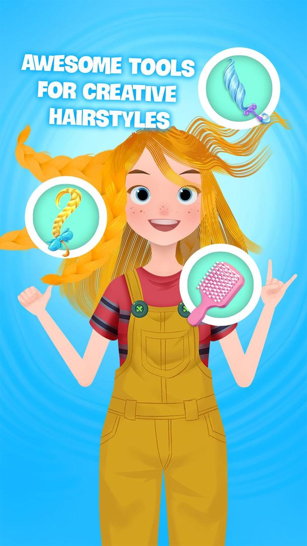 Screenshot of Hair salon games : Hair styles and Hairdresser