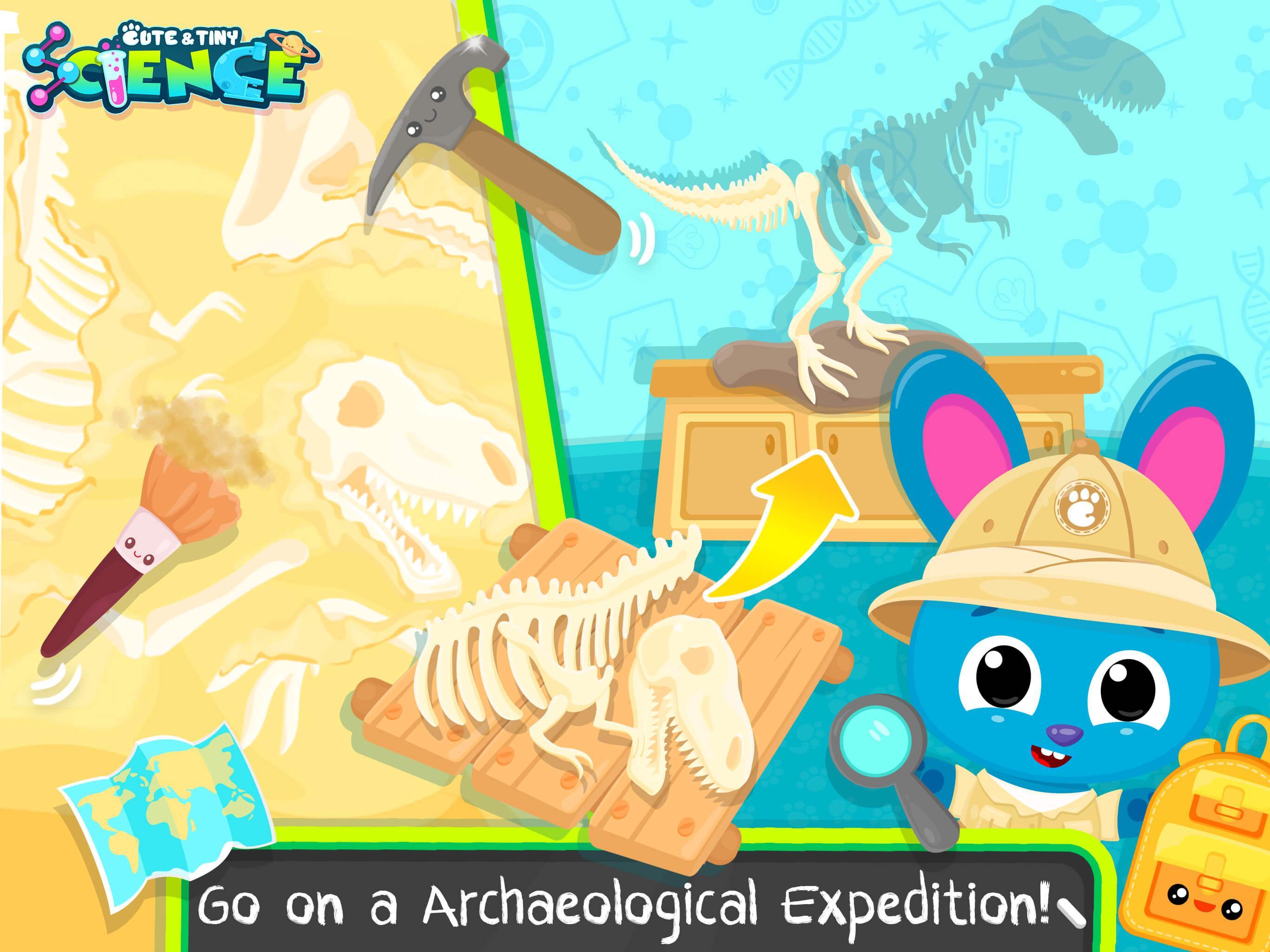 Cute & Tiny Science - Lab Adventures of Baby Pets Game Screenshot