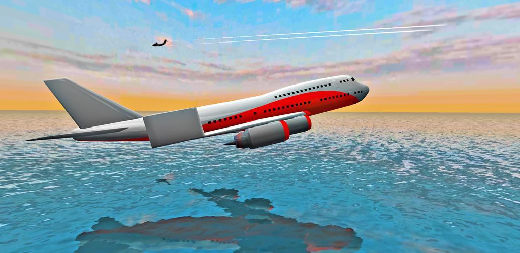 Banner of Fly Jet Airplane - Real Pro Pilot Flugsimulation 3D 1.0.1