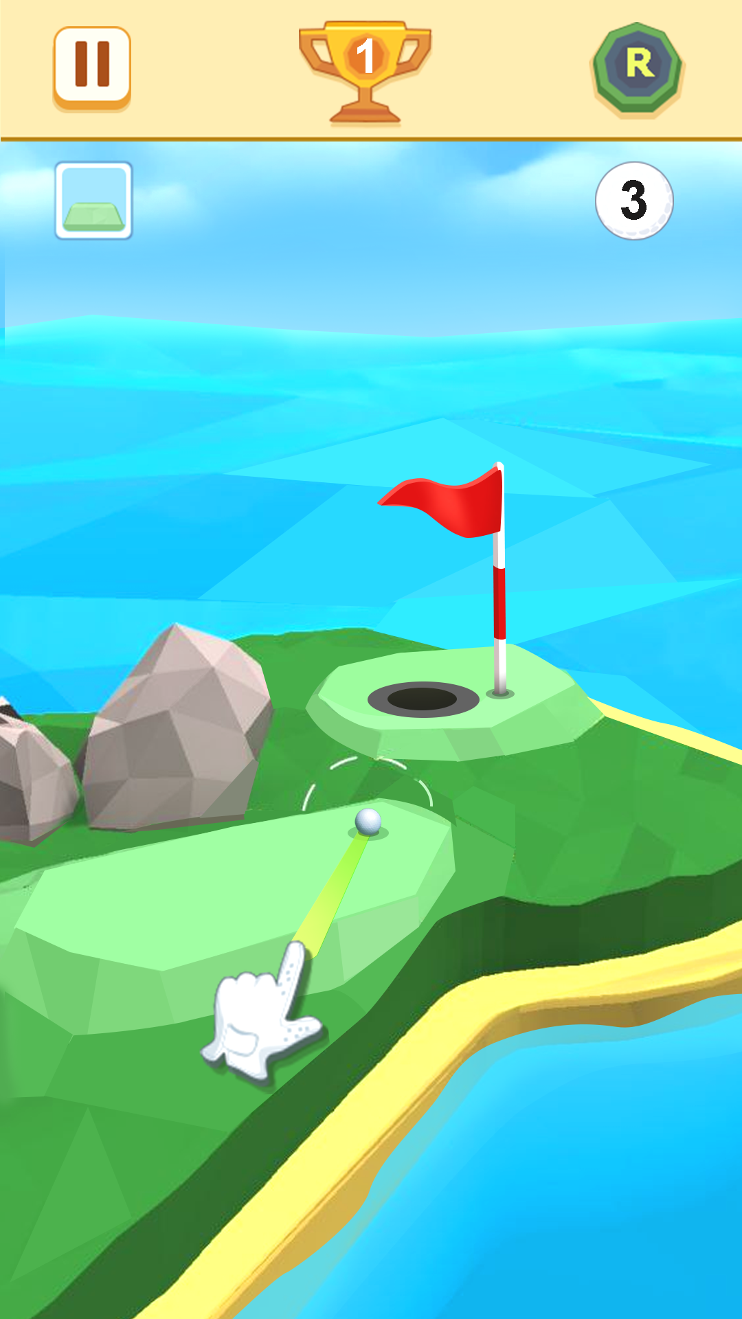 Golf Islands Game Screenshot