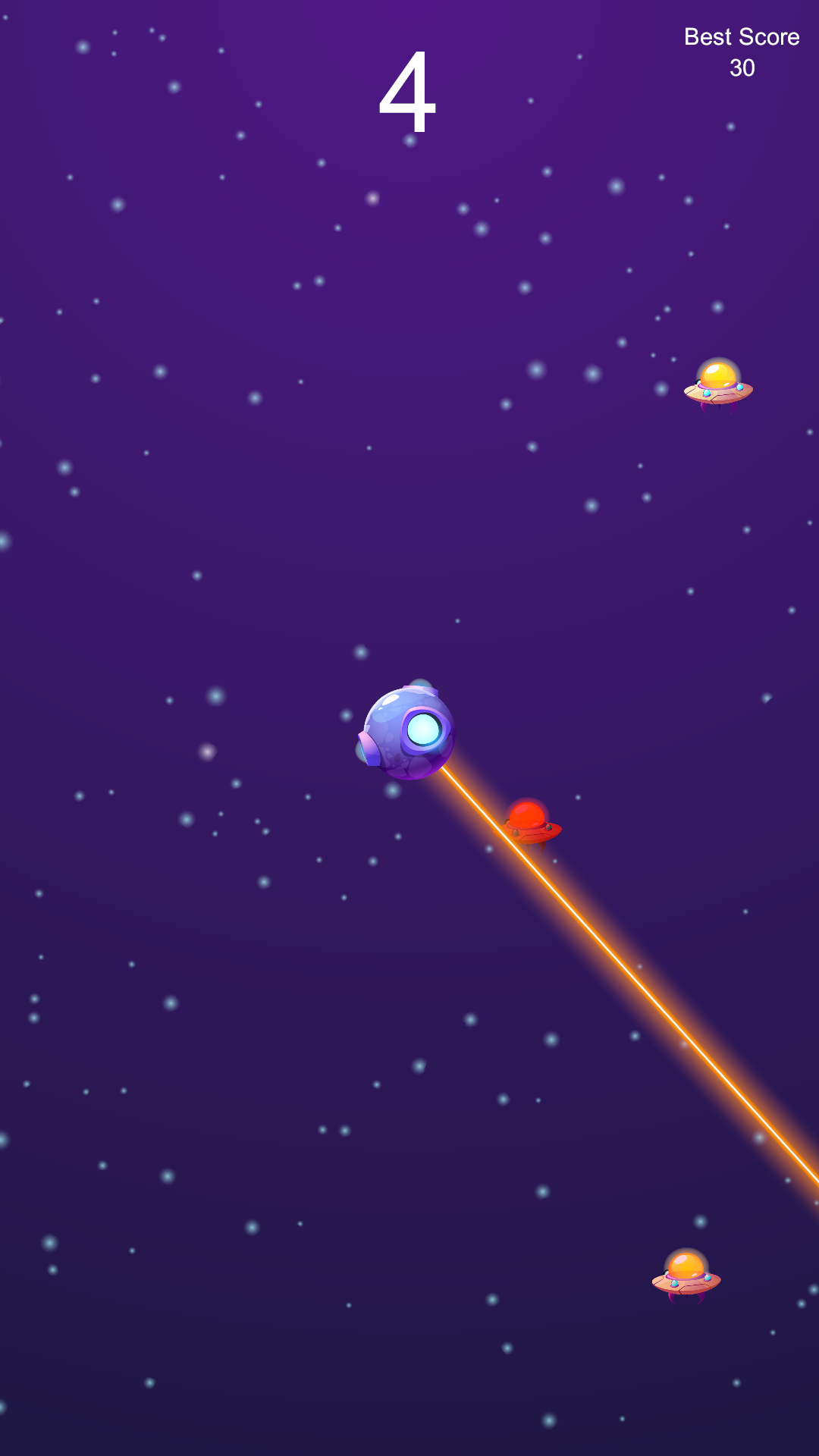 Alien Invasion ゲームのスクリーンショット