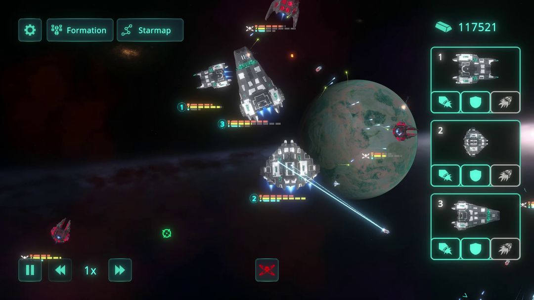 Screenshot of Space Menace Demo