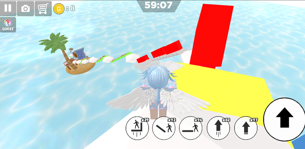 Cuplikan Layar Game Stairway to heaven parkour