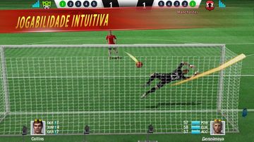 Captura de Tela do Jogo Soccer Shootout