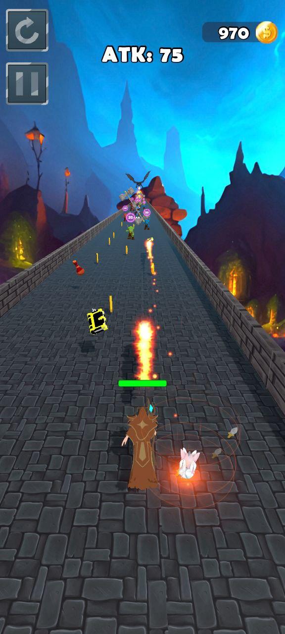 Wizard vs monster Game Screenshot