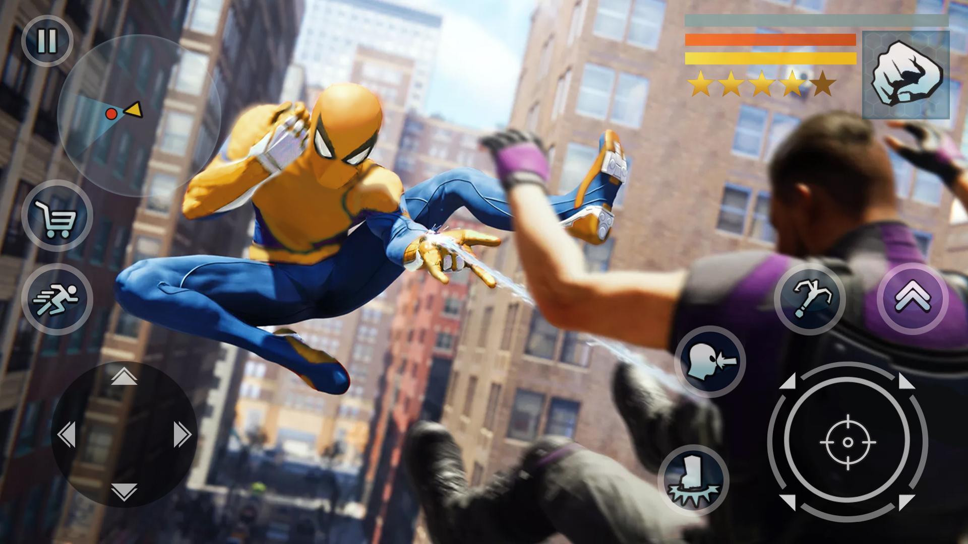 Screenshot of Super Spider Rope Hero - Strange Gangstar Vegas