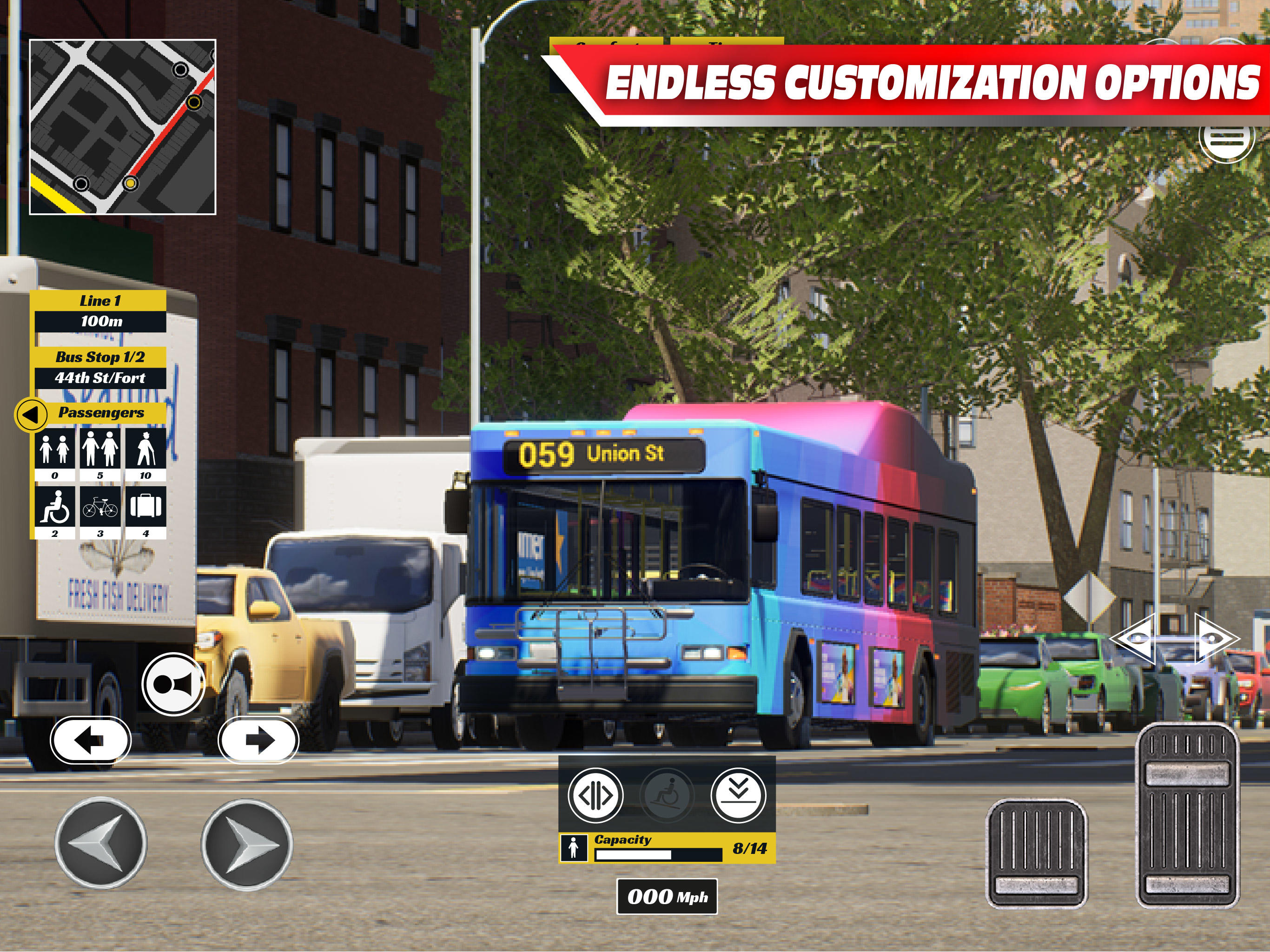 BUS Simulator PRO Urban Rivals Game Screenshot