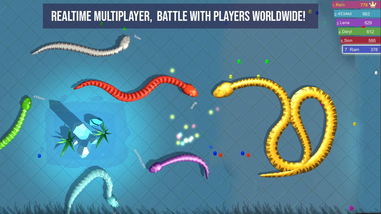 Screenshot 1 of 3D Snake.io 2019 31.0