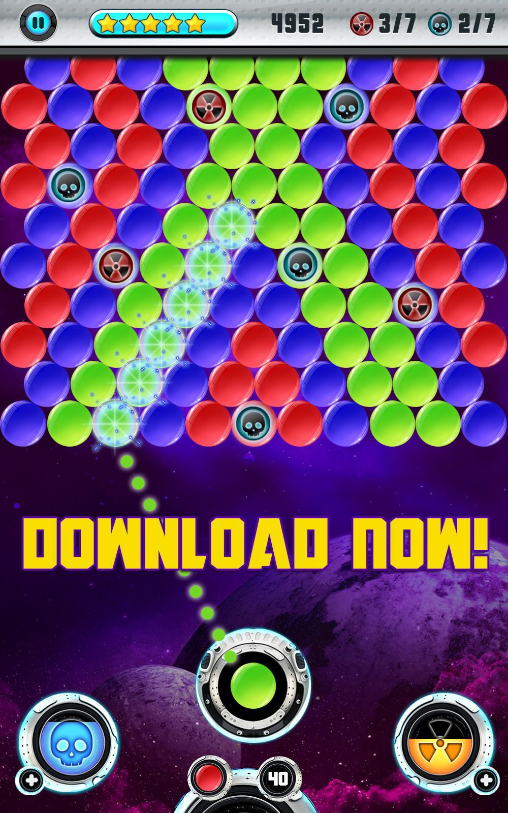 Deluxe Bubble Shooter Game Screenshot